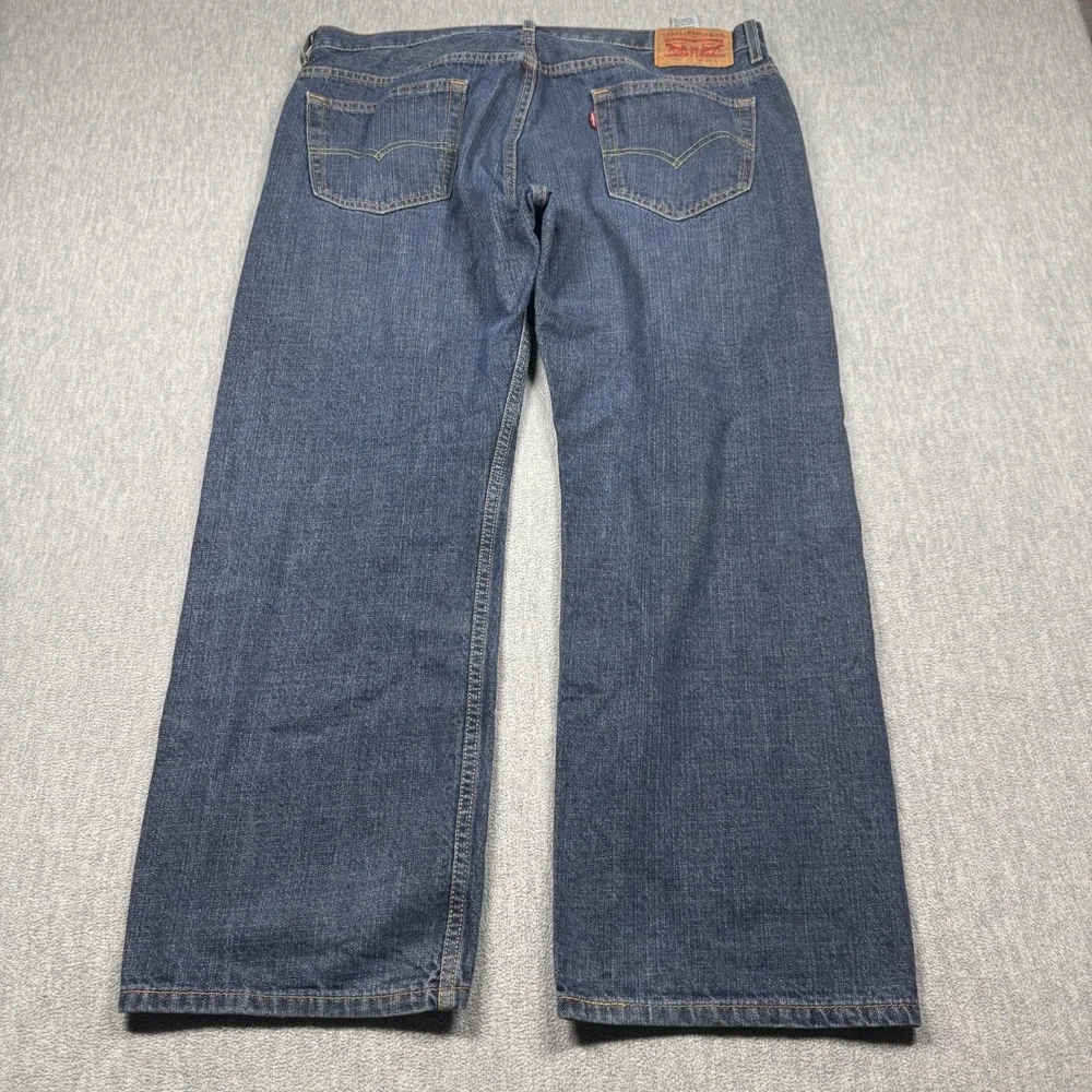 Levis Jeans Mens 36x29 Blue 569 Loose Straight Leg Denim 5 Pocket Y2K Skateboard